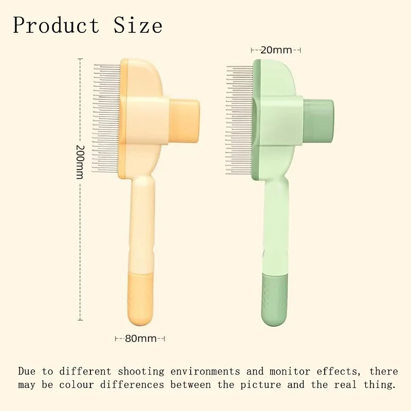 Pet Grooming Massage Brush – Professional Hair Removal Comb for Dogs & Cats