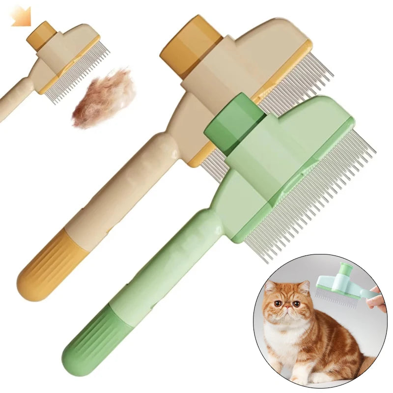 Pet Grooming Massage Brush – Professional Hair Removal Comb for Dogs & Cats