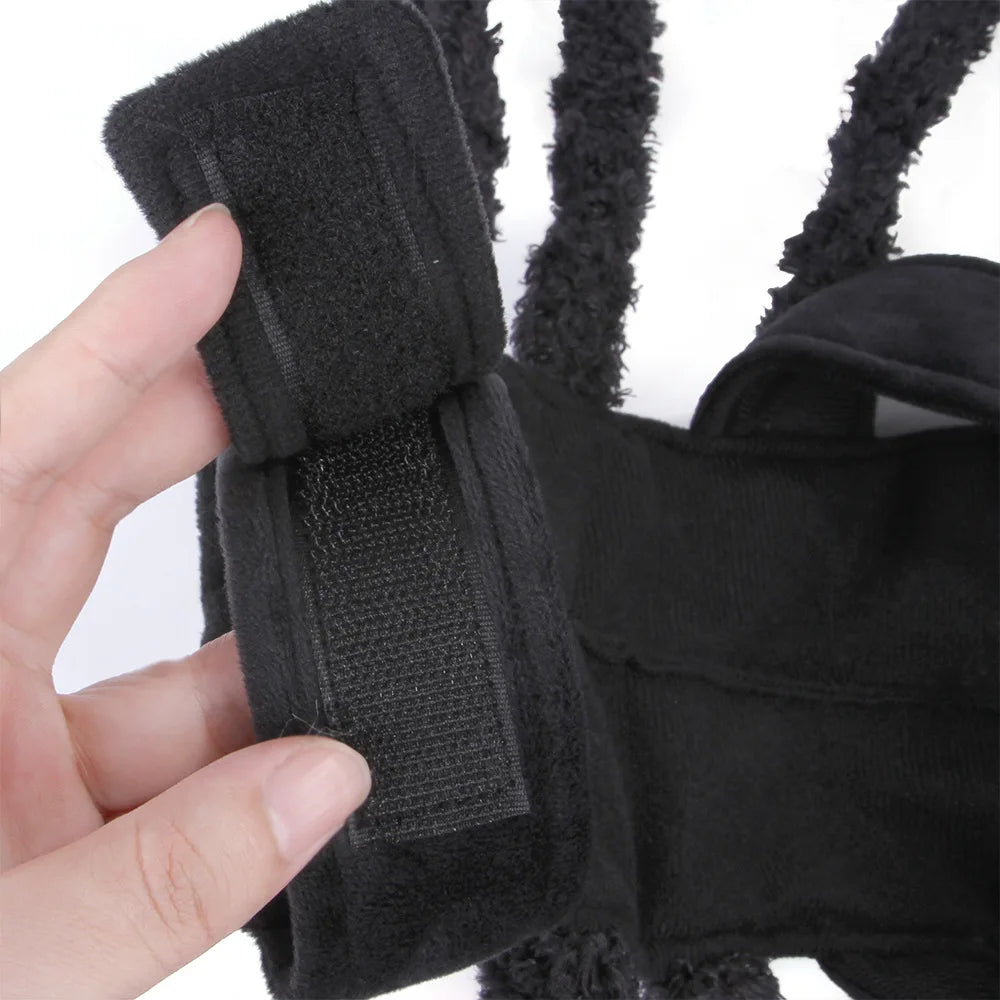 Pet Halloween Spider Outfit – Funny Chest & Back Costume for Cats/Dogs