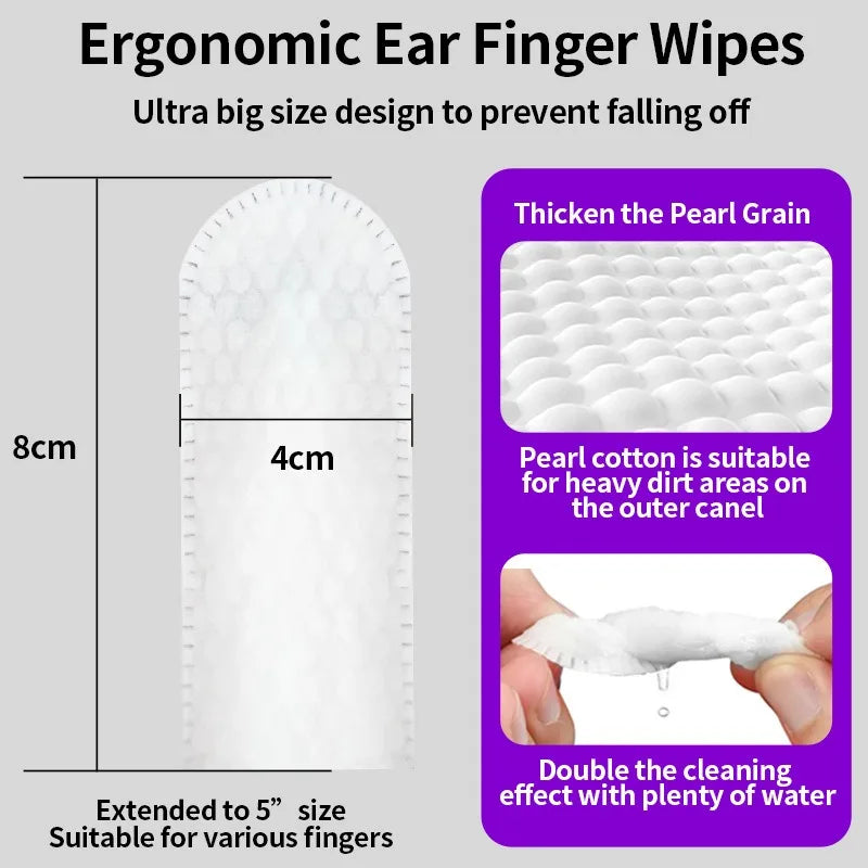 All-in-One Pet Ear Cleaning Wipes – Mite Removal, Wax & Odor Control