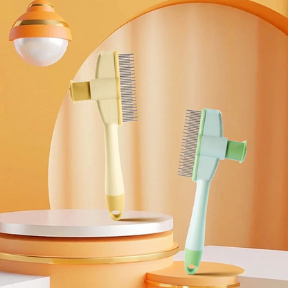 Pet Grooming Massage Brush – Professional Hair Removal Comb for Dogs & Cats