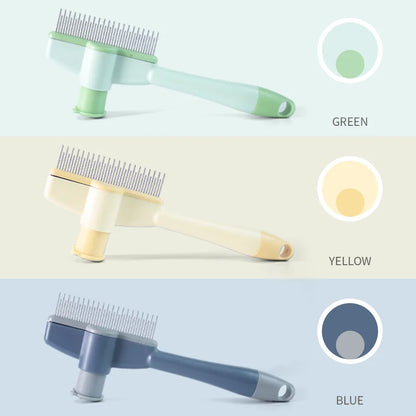 Pet Grooming Massage Brush – Professional Hair Removal Comb for Dogs & Cats