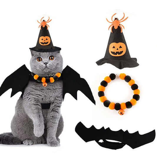 Halloween combo for cats and small dogs(Adjustable)